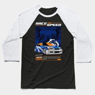 Race for Speed GTR E46 Baseball T-Shirt